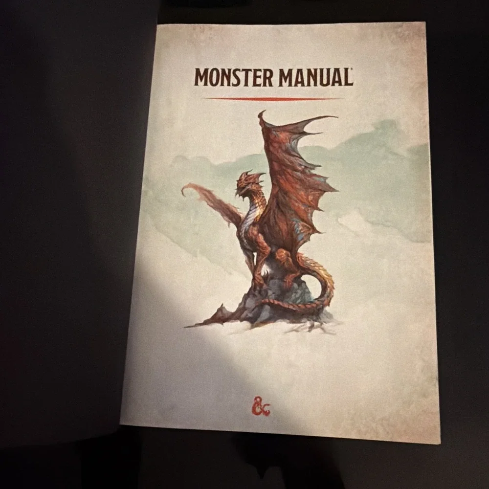 TTRPG Book D&D Dungeons & Dragons 5E Monster Manual HC WOTC 2014